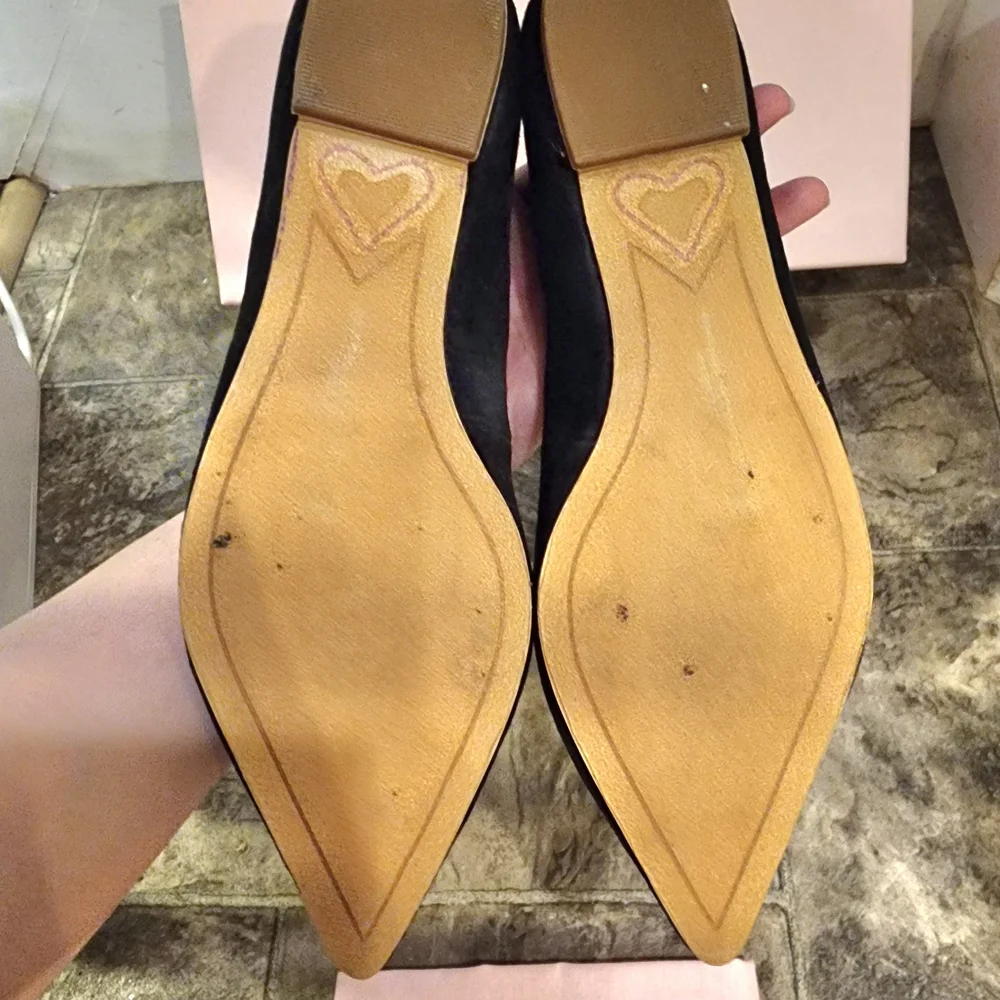 Sophia Webster Black and Pink Butterfly Flats Like New Condition - Picture 5 of 7